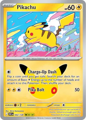 Pikachu 20/30
