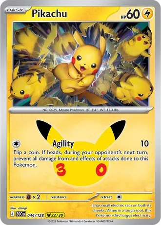 Pikachu 22/30