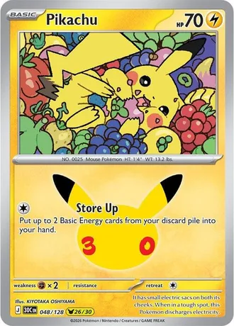 Pikachu 26/30