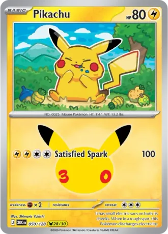 Pikachu 28/30