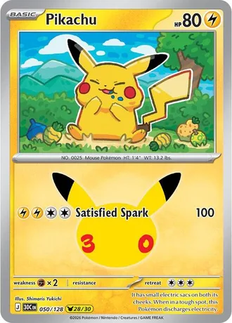 Pikachu 28/30