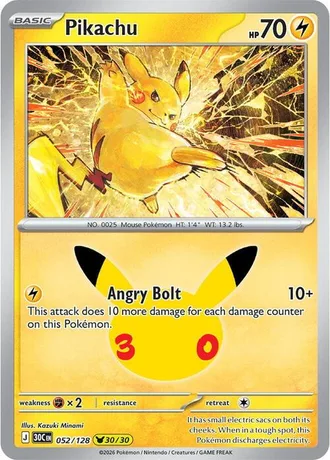 Pikachu 30/30